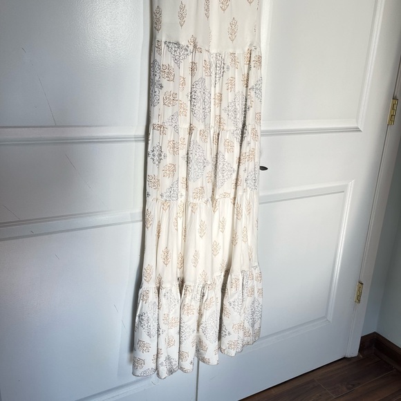 Sundance Neutral Vesna Tiered Maxi Dress size S - Picture 4 of 7